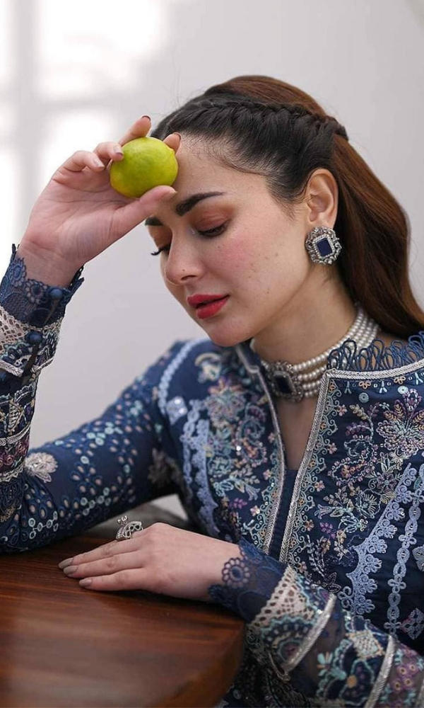 Qalamkar - 3PC (Unstitched) Embroidered Sequence Chickenkari Dhanak Suit - GKA7095