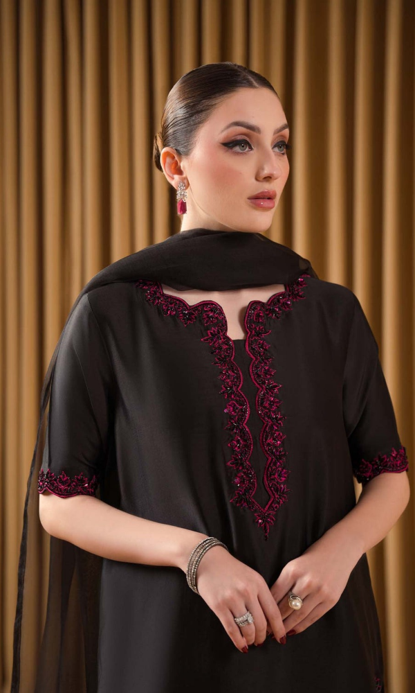 Ruby - 3PC (Unstitched) Embroidered Lawn Suit - RB001