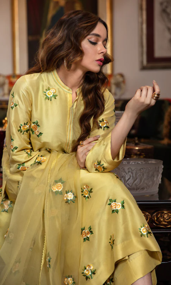 Bareeze - 3PC (Unstitched) Embroidered Shamoz Silk Suit - BR04