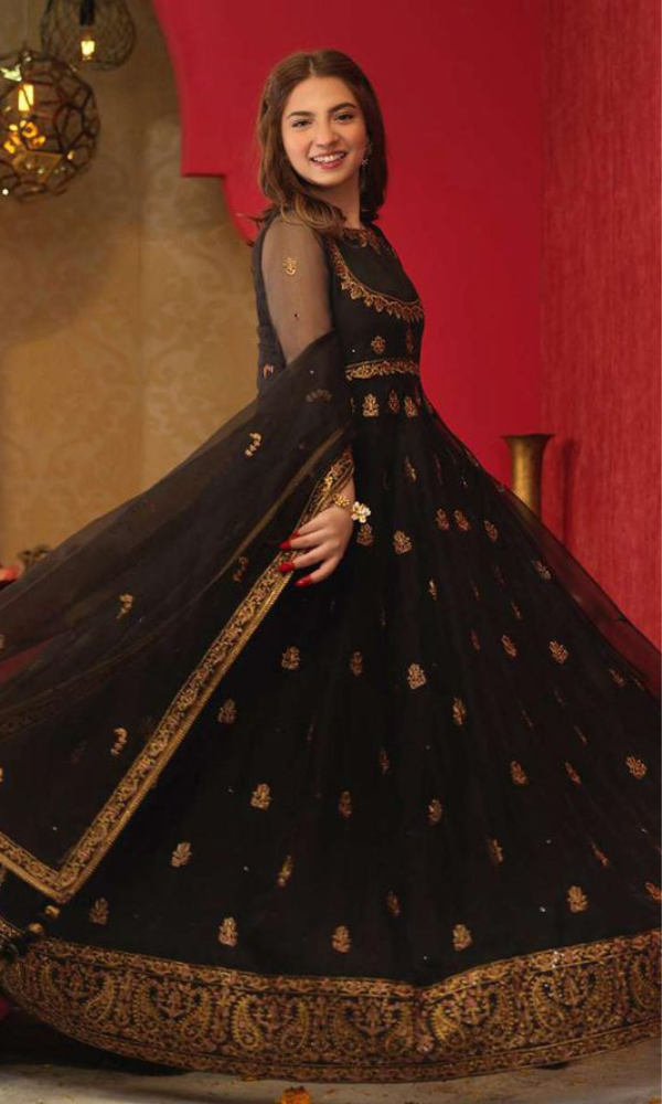 Asim Jofa - 3PC (Unstitched) Embroidered Premium Frock -