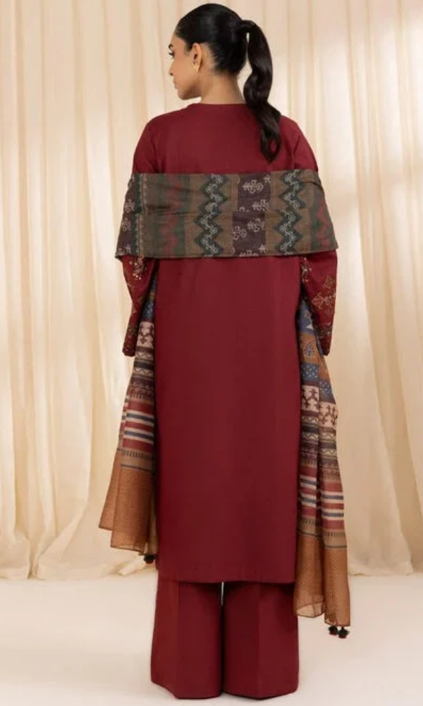 Sapphire - 3PC (Unstitched) Heavy Embroidered Lawn Suit - GKA15