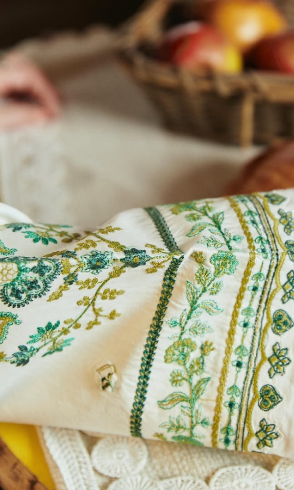 ZARA SHAH JAHAN - 3PC (Unstitched) Embroidered Lawn Suit - GKA4251