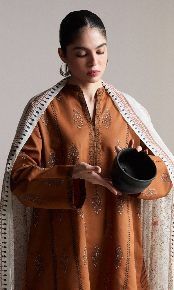 ZARA SHAH JAHAN - 3PC Embroidered Lawn Suit - ZSJ52