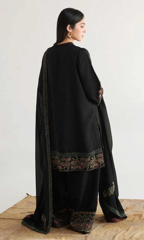 Zara Shahjahan -3PC (Unstitched) Embroidered Lawn Suit - ZS9090