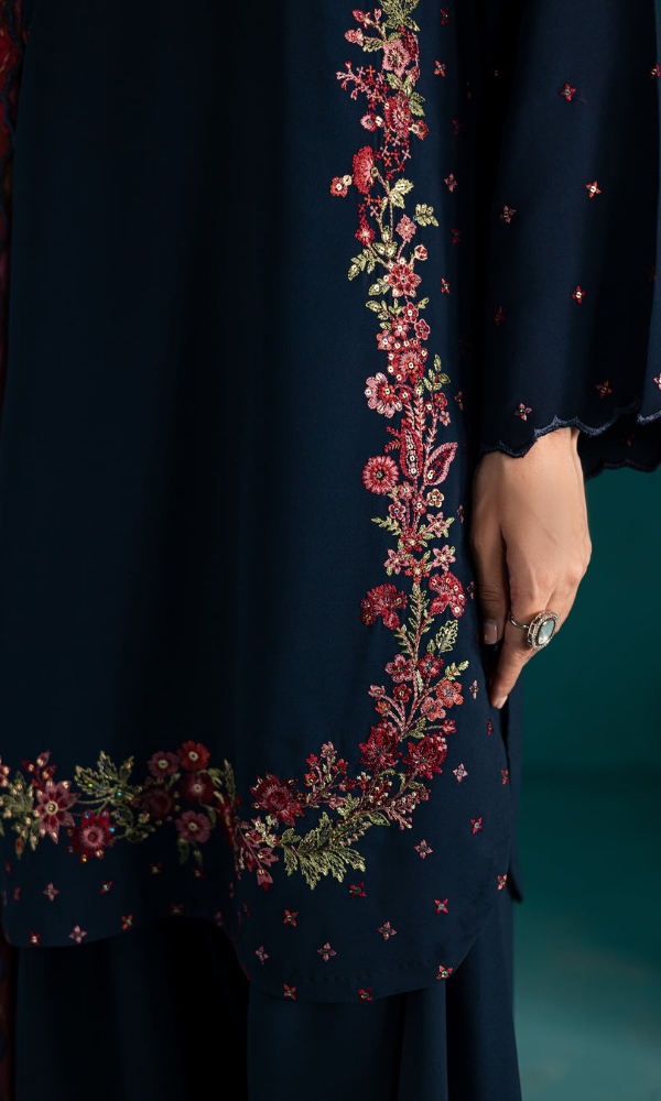 Batik - 3PC (Unstitched) Heavy Embroidered Lawn Suit - BT303