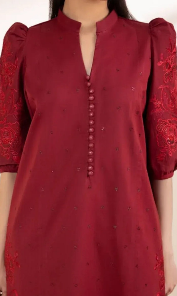 Sapphire - 3PC (Unstitched) Embroidered Lawn Suit - SP001