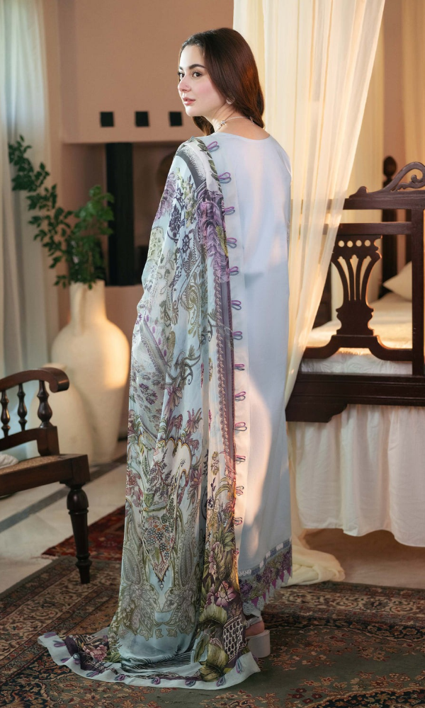 Jade - 3PC (Unstitched) Embroidered Chickenkari Lawn Suit - GKA