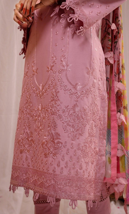Limelight - 3PC (Unstitched) Embroidered  Lawn Suit - LM2444