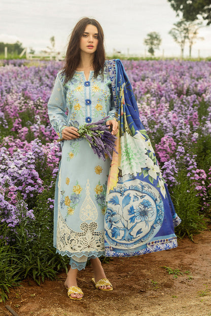 Mushq - 3PC (Unstitched) Chicken Kari Heavy Embroidered Lawn Suit - GKA24