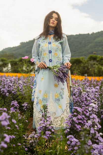 Mushq - 3PC (Unstitched) Chicken Kari Heavy Embroidered Lawn Suit - GKA24
